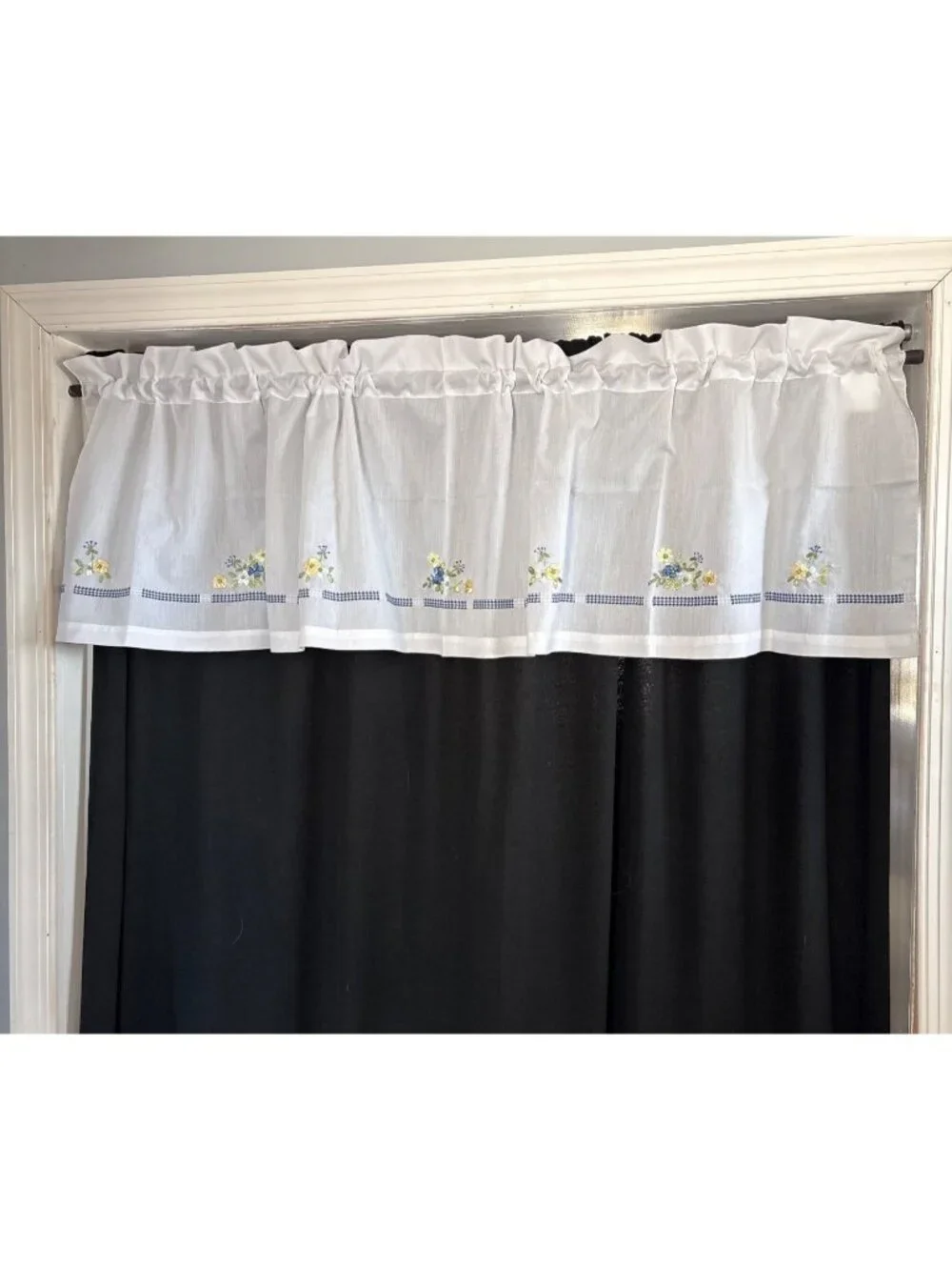 White Window Valance 60